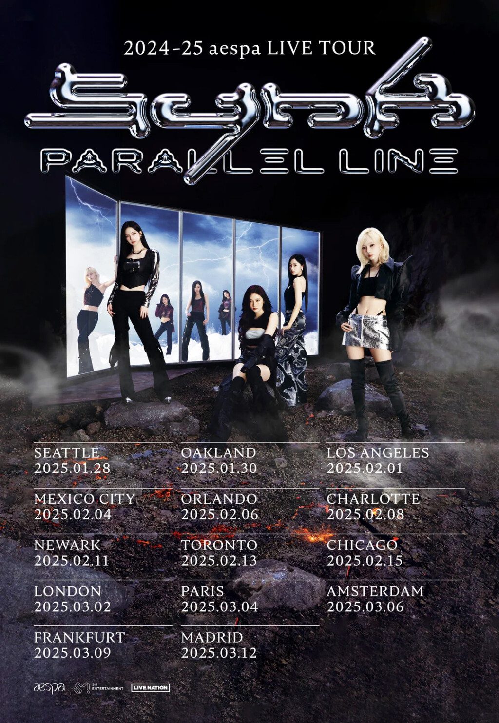 SYNK Parallel Line—aespa's Epic 202425 Tour Expands! Are You Ready