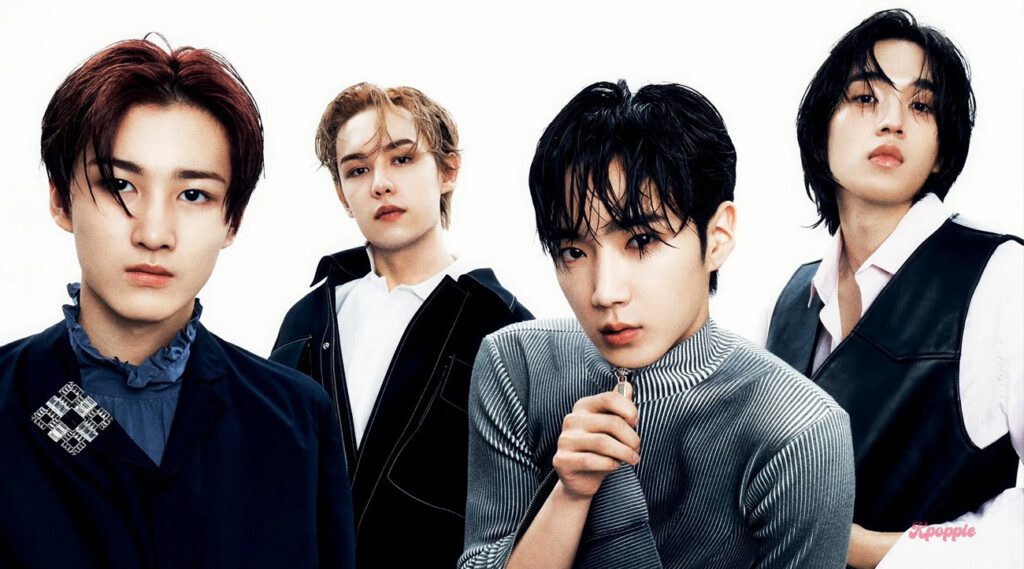 FNC Entertainment’s rookie band, AxMxP, is making waves in the K-pop industry even before their official debut. The four-member group, formed in 2023, is set to redefine modern rock with their sleek and rebellious vibes.