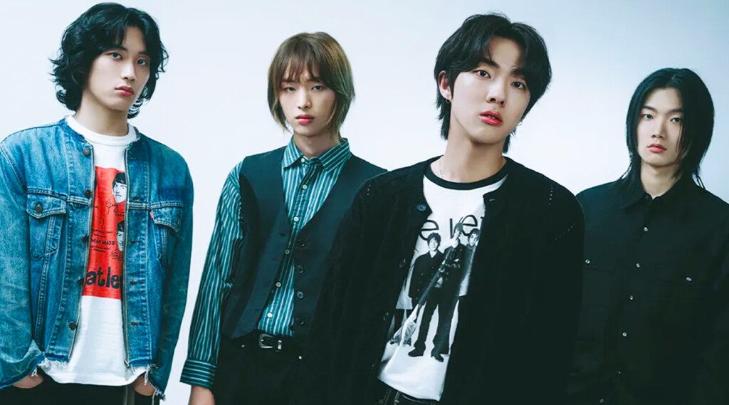 Dragon Pony, the energetic four-member band under Antenna, is making waves in the Korean music scene and recently captured attention with a striking pictorial preview in Rolling Stone Korea’s Issue 14. The group, consisting of An Taegyu, Pyun Sunghyun, Kwon Sehyuk, and Ko Ganghun, debuted on September 26, 2024, with their EP Pop Up, and their presence in the iconic magazine signals their growing influence and appeal