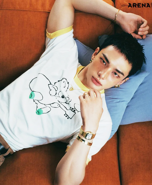 Hyunjin Kids ‘Stray Shines di Arena Homme+ Korea x Cartier Juni 2025