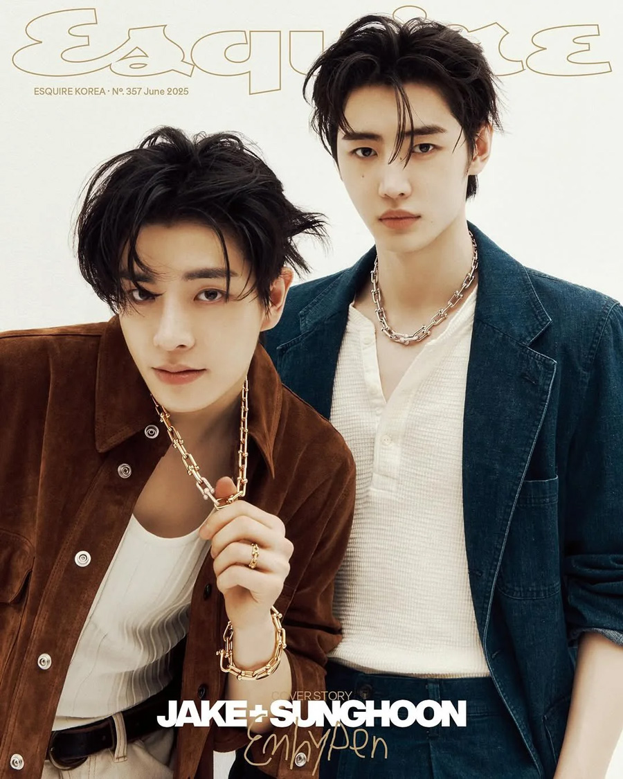 ENHYPEN s Jake Sunghoon Shine In Esquire Korea s June 2025 Tiffany ENHYPEN s Jake Sunghoon Shine In Esquire Korea s June 2025 Tiffany