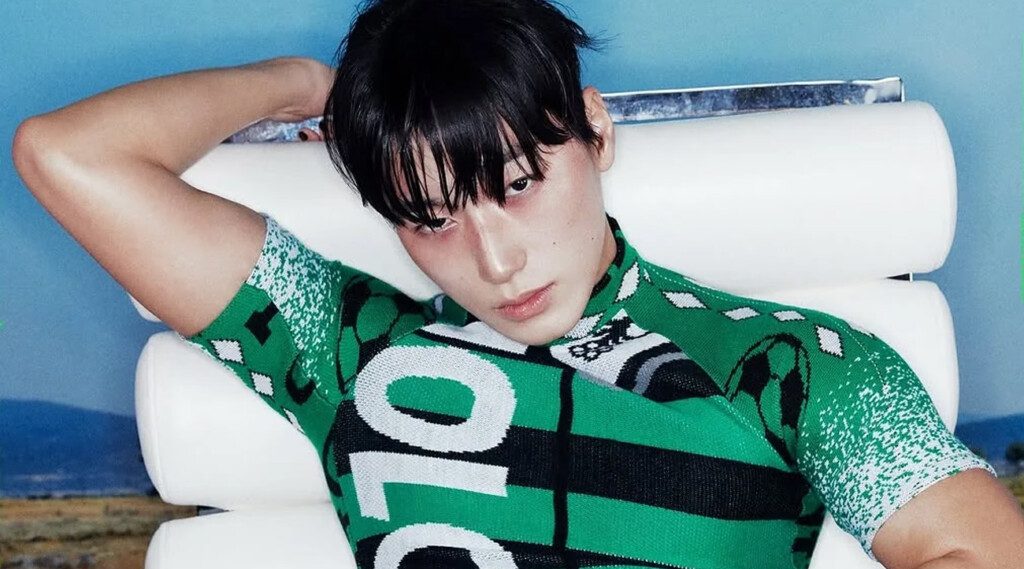 On the upcoming August 2025 issue of Arena Homme+ Korea, San of the global K-pop group ATEEZ commands the cover in collaboration with luxury watch brand TAG Heuer,