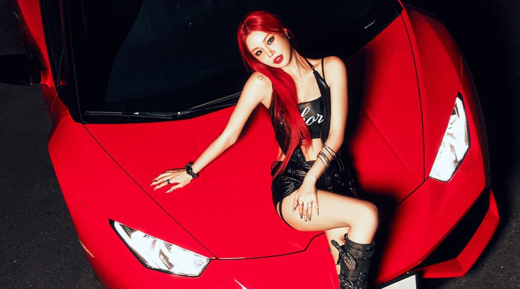 SOOJIN’s solo debut has reached a new level of excitement as her agency shared the striking concept photos for her first single album, BADITUDE.