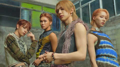 The K-pop group in question is XLOV (엑스러브), a co-ed group with four members: Wumuti, Rui, Hyun, and Haru. They are under the management of 257 Entertainment (formerly known as JPark & Company) and debuted on January 7, 2025