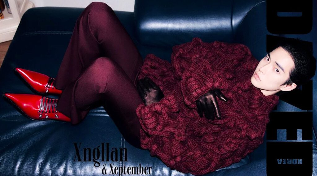 There’s a certain charge that happens when fashion collides with persona—when a magazine spread becomes more than a constellation of garments and angles