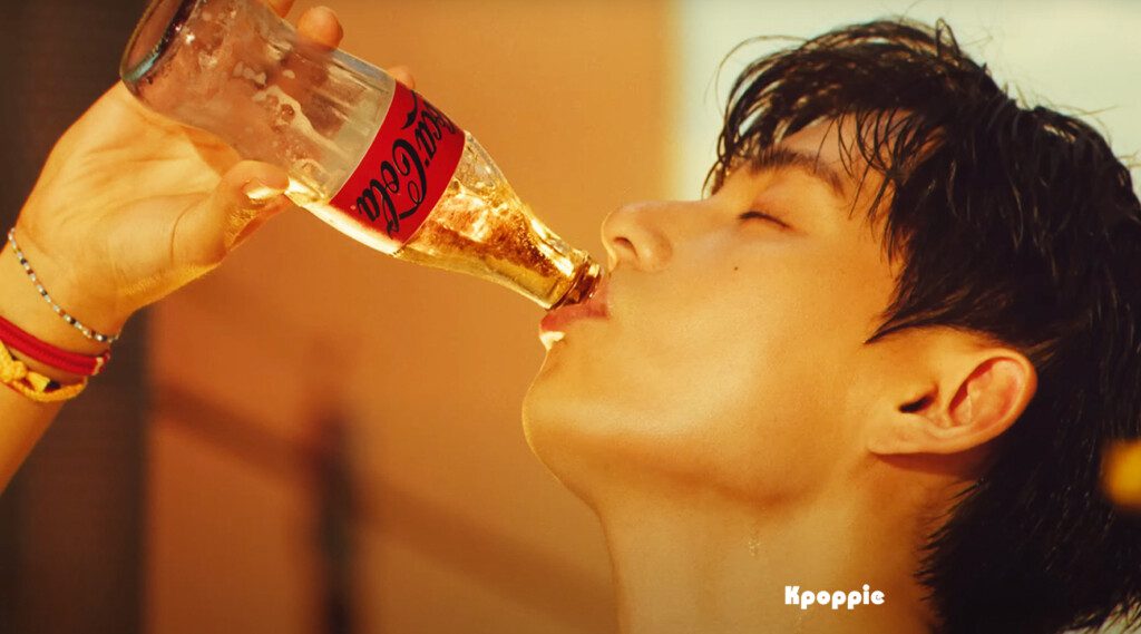 Coca-Cola Zero Sugar’s latest commercial featuring V from BTS. The campaign, titled “You Want Excitement?”,