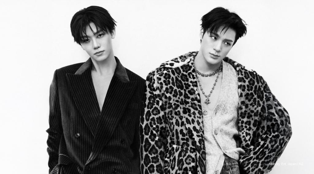 NCT JNJM’s Jeno and Jaemin pose on Esquire Korea’s February 2026 digital cover, showcasing synchronized K-pop visuals and high-fashion styling