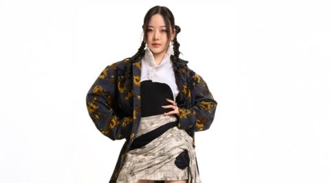 VVUP KIM PAAN SUYEON JIYOON Cosmopolitan Indonesia January 2026 digital cover K-pop girl group fashion shoot.